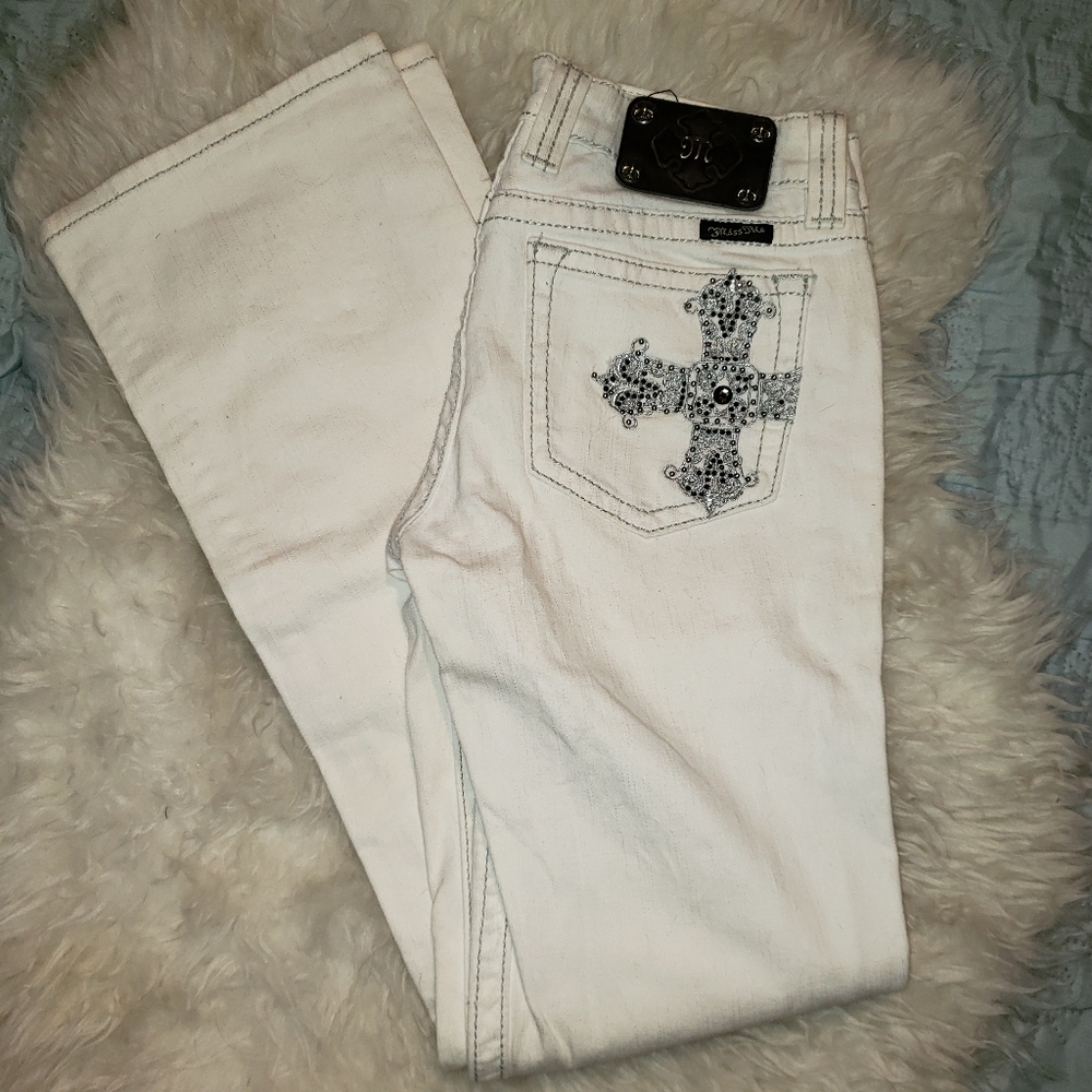 Miss Me Boot cut Jean's size 30 color Oyster